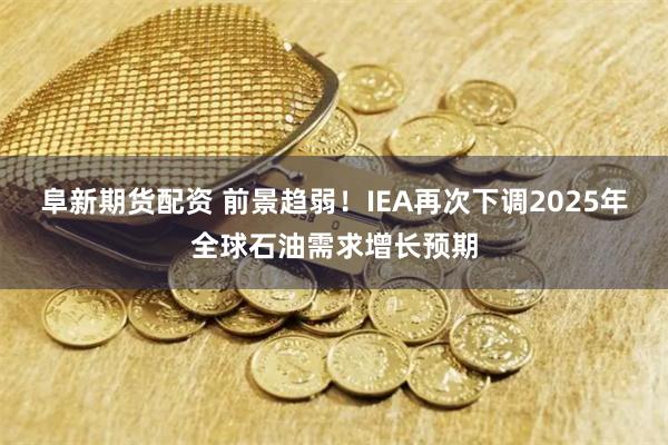 阜新期货配资 前景趋弱！IEA再次下调2025年全球石油需求增长预期